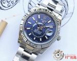 New Upgraded Clone Rolex Sky-Dweller 41mm Watches SS Blue Face